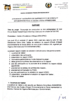 Rapport Atelier_Validation PGES du CoE-EIE de l’EPAC